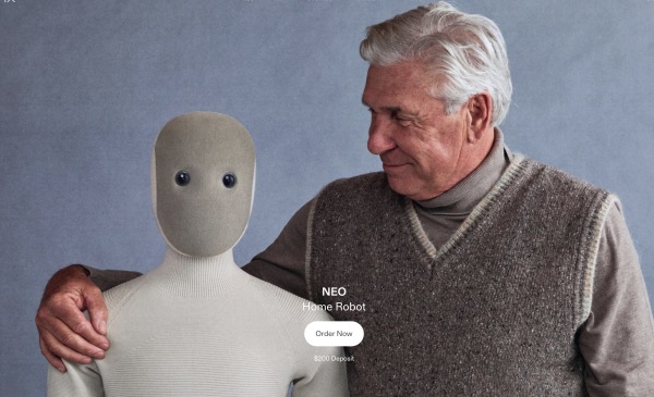 挪威创企推出家用人形机器人：售价14万元，明年交付