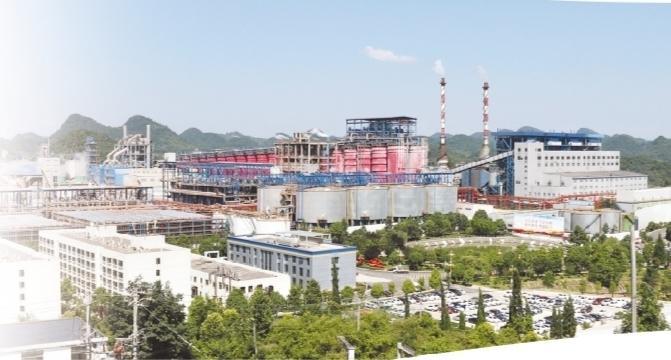 贵州华锦铝业有限公司俯拍图。 黎娅茹 摄